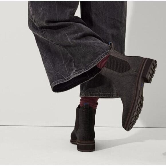 Rothy’s The Lug Boot - Graphite Brown - Picture 3 of 15